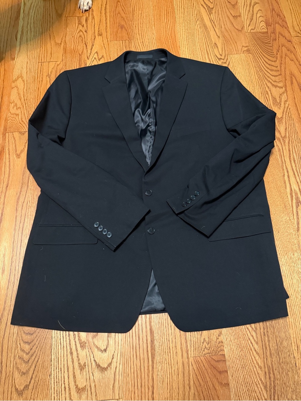 Van Heusen 50L Men's Classic Black Blazer - Tailored Style